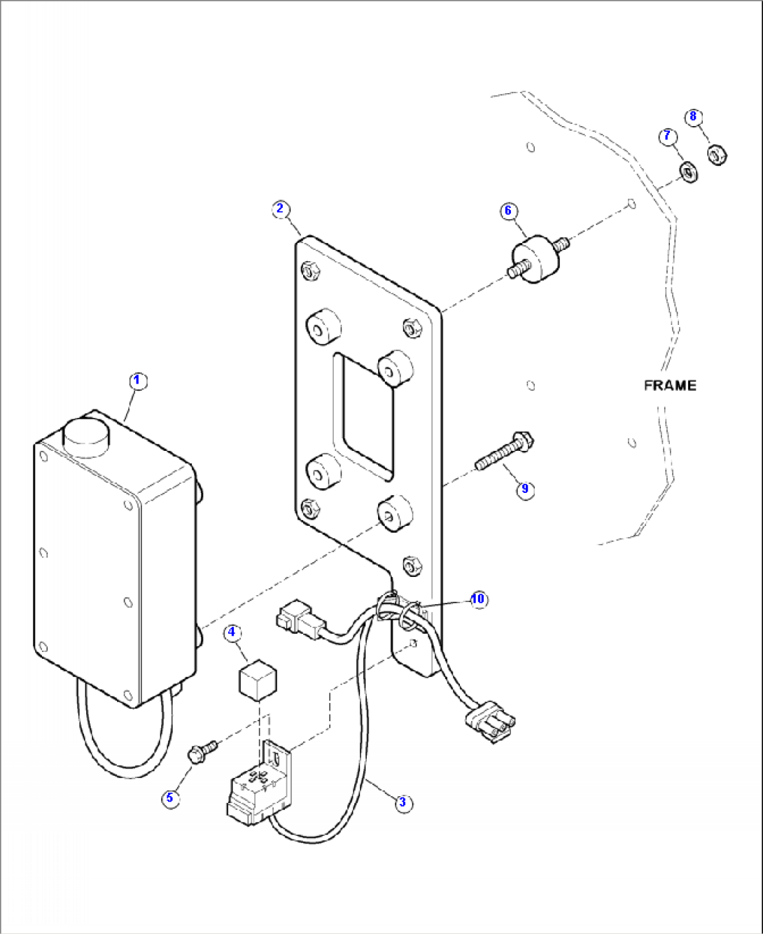 E0500-01A0 REVERSIBLE FAN 24V CONTROL BOX (S/N A10005- )