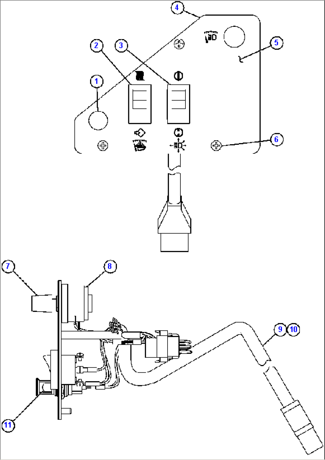 LOWER L.H. DASH MODULE (EL2677 (1))