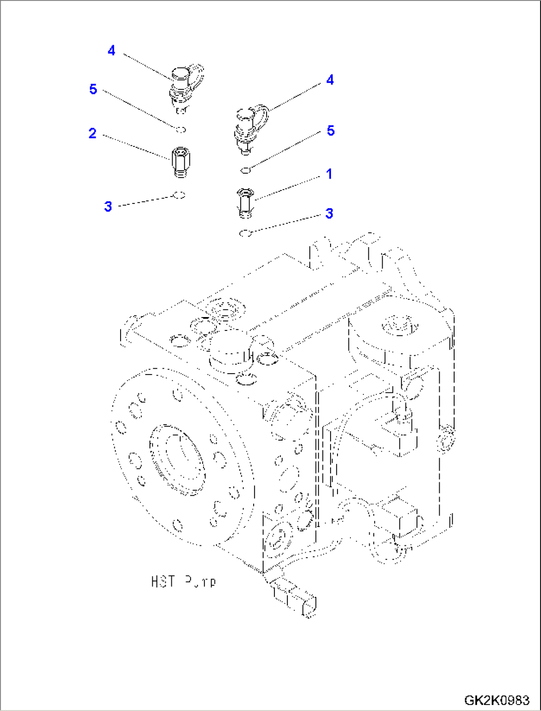 HST OIL LINE (QUICK COUPLER LINE)
