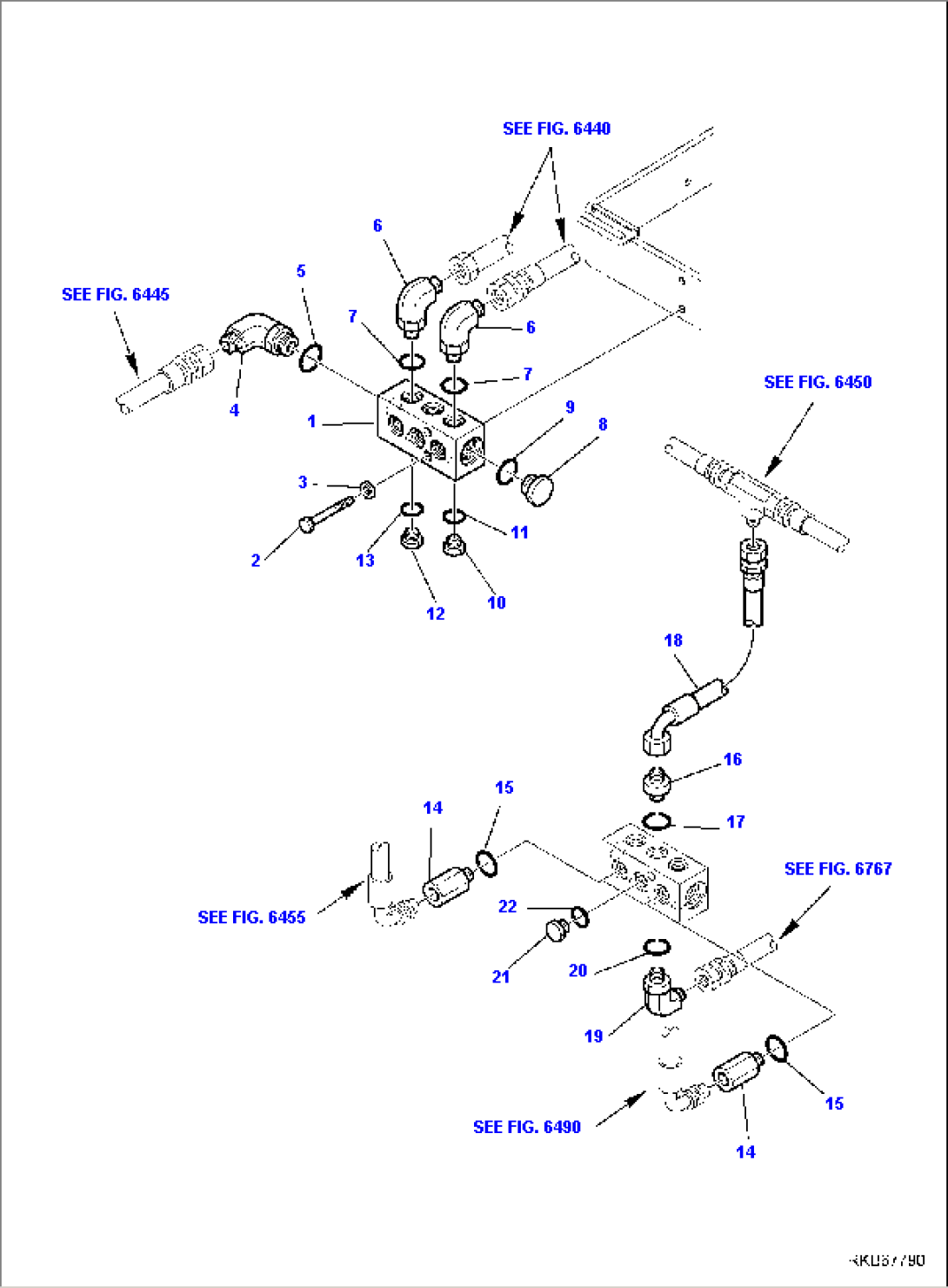 HYDRAULIC PIPING (SERVOCONTROL RETURN LINE) (3/3)