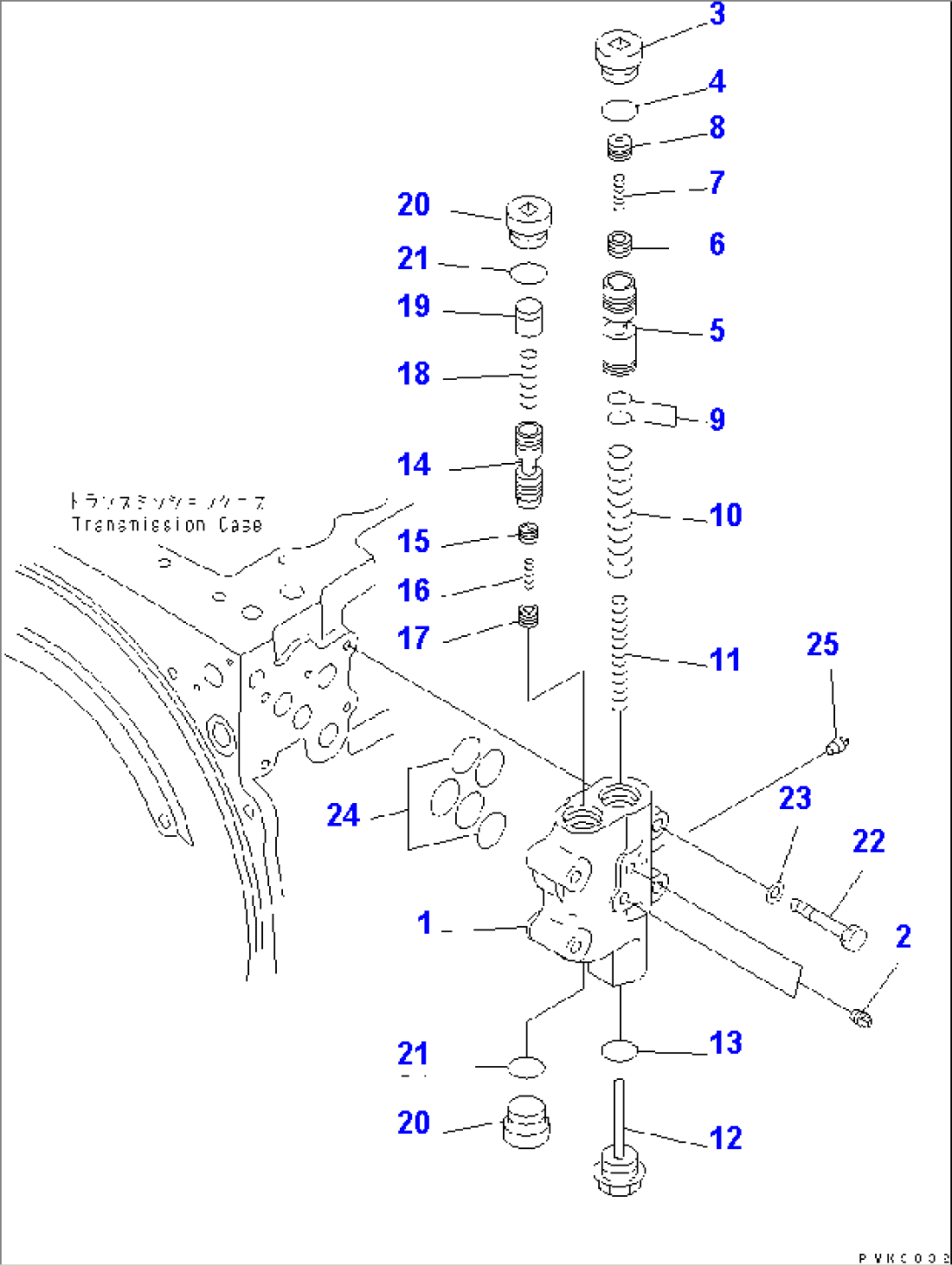 TRANSMISSION (MAIN RELIEF VALVE)
