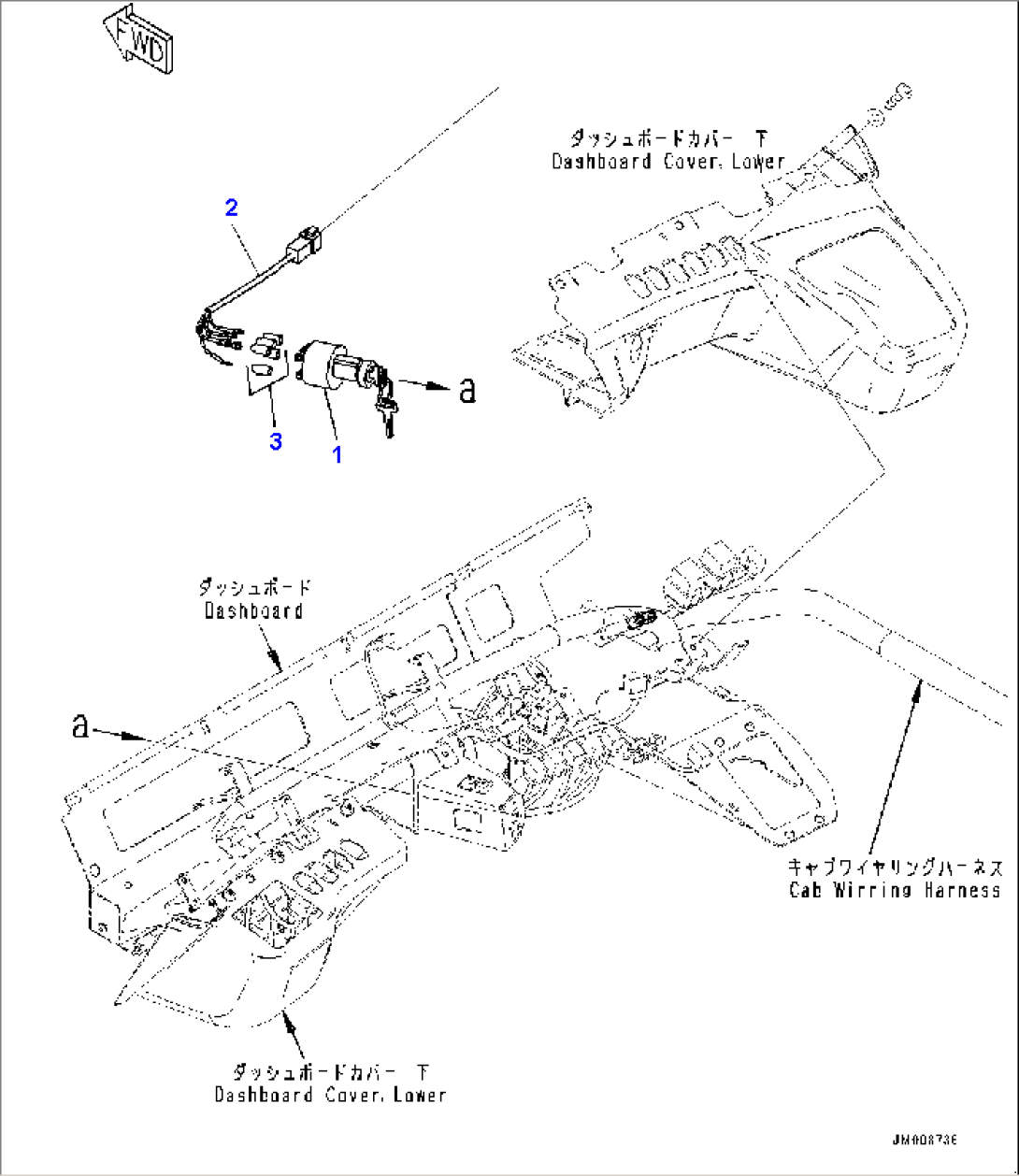 Cab, Starting Switch (#30001-)