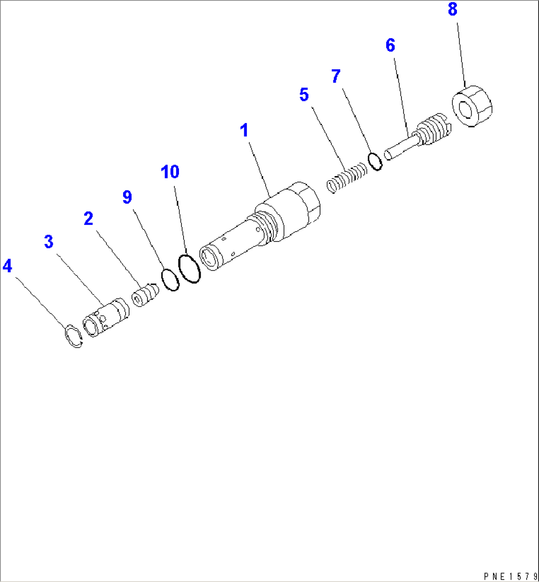 LOADER PUMP (RELIEF VALVE) (6/11)