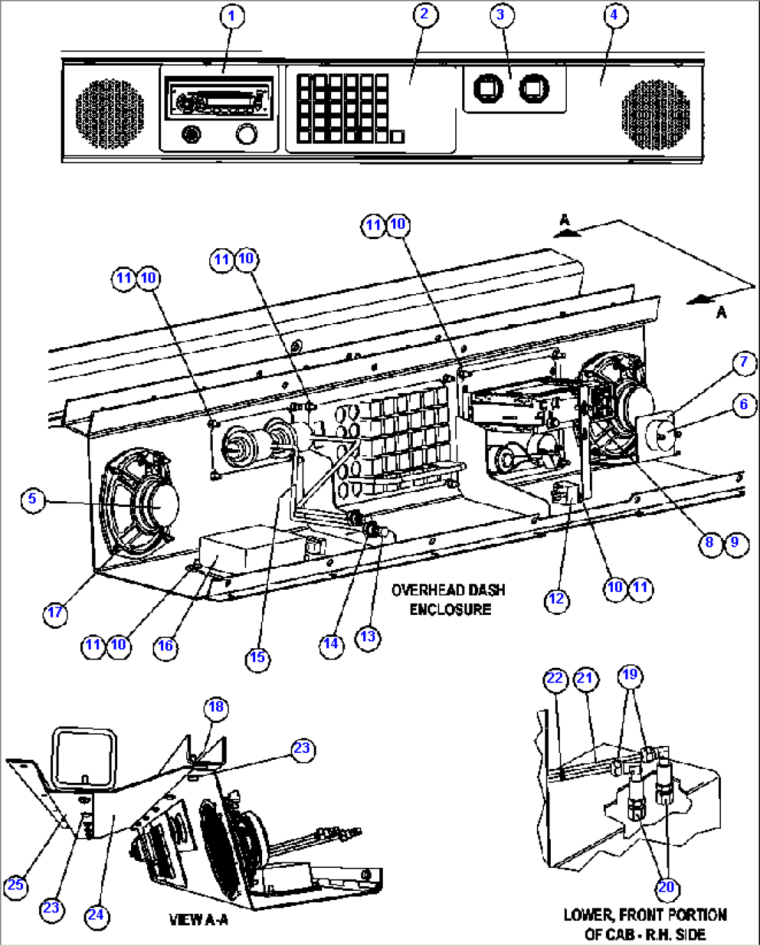 OVERHEAD DASH MODULE