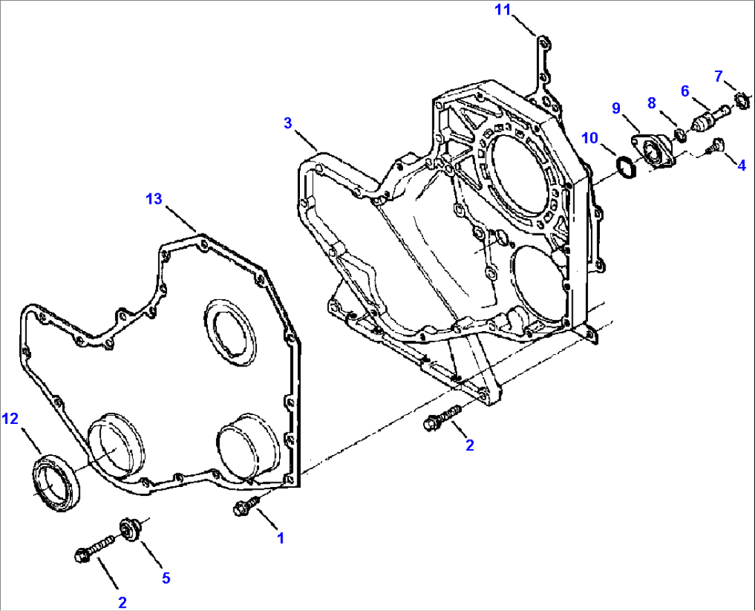 FIG. A2109-A1A2 FRONT GEAR COVER