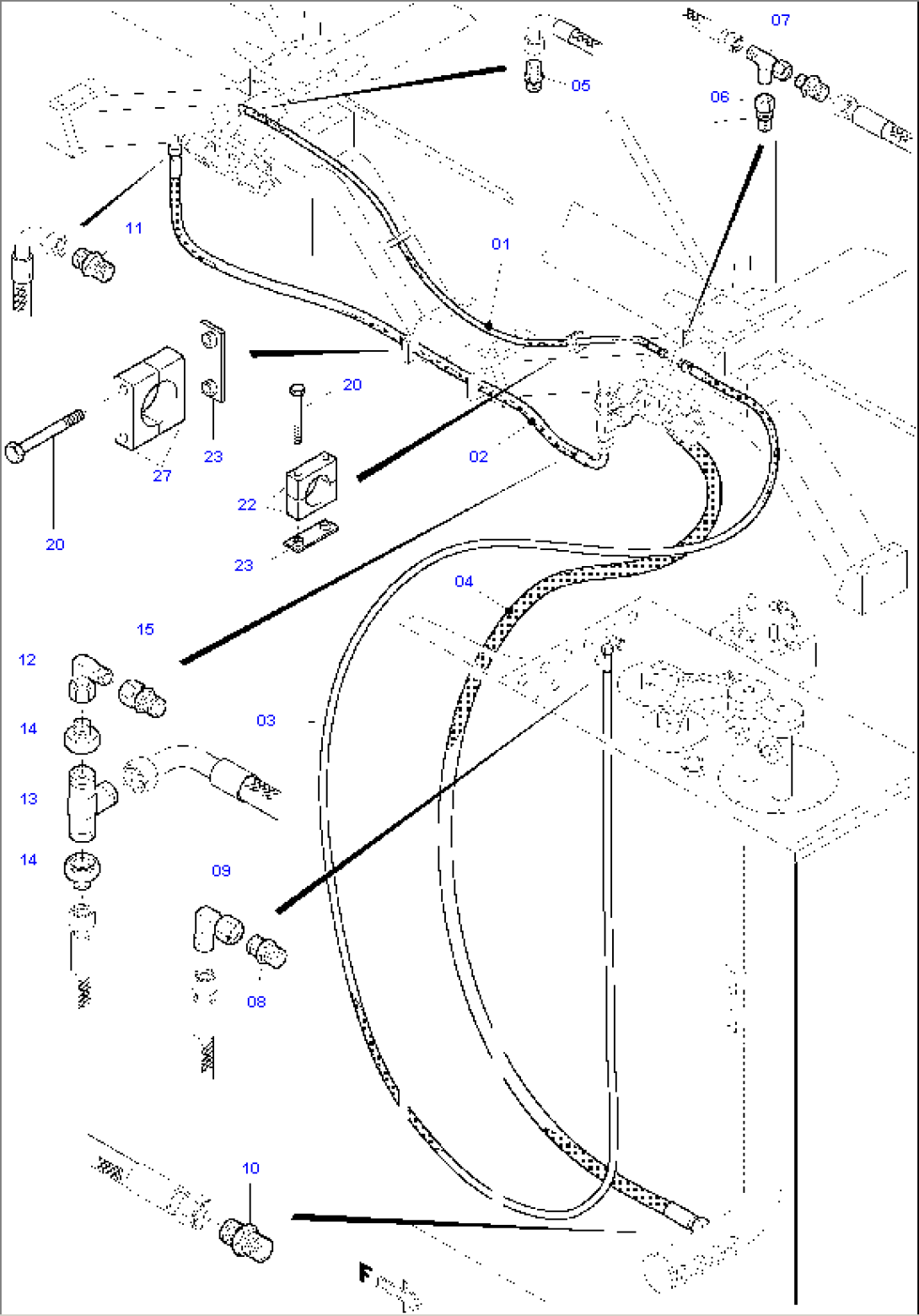 Return lines - Fan motors