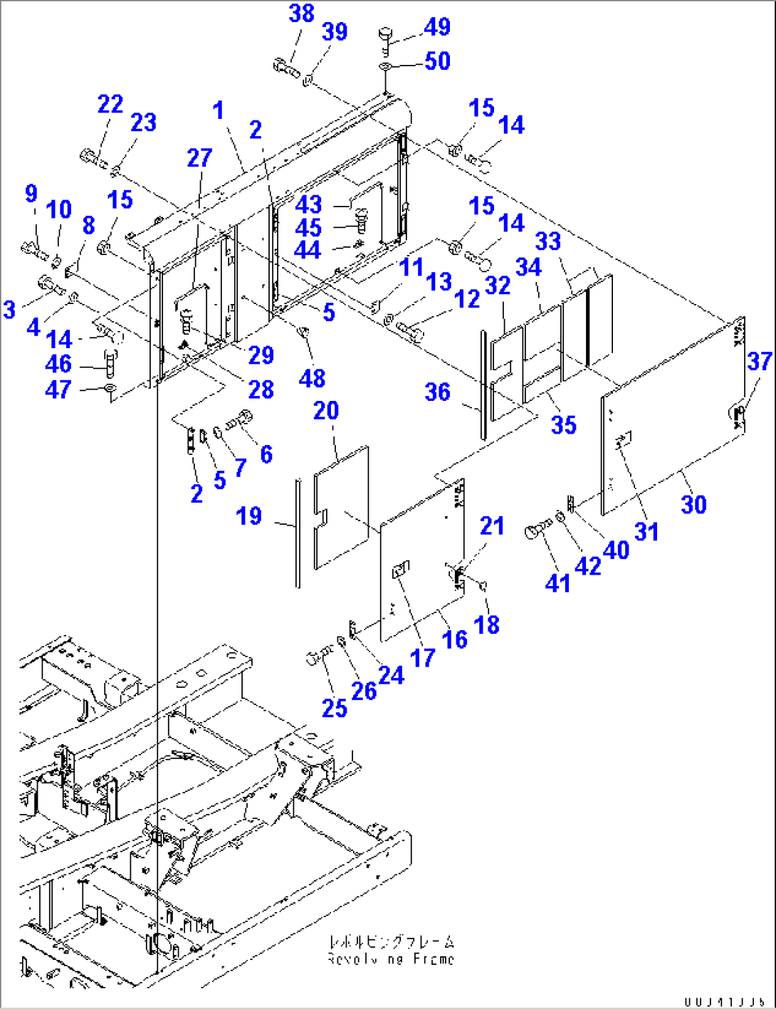 DOOR (L.H.) (MACHINE CAB)(#55001-)