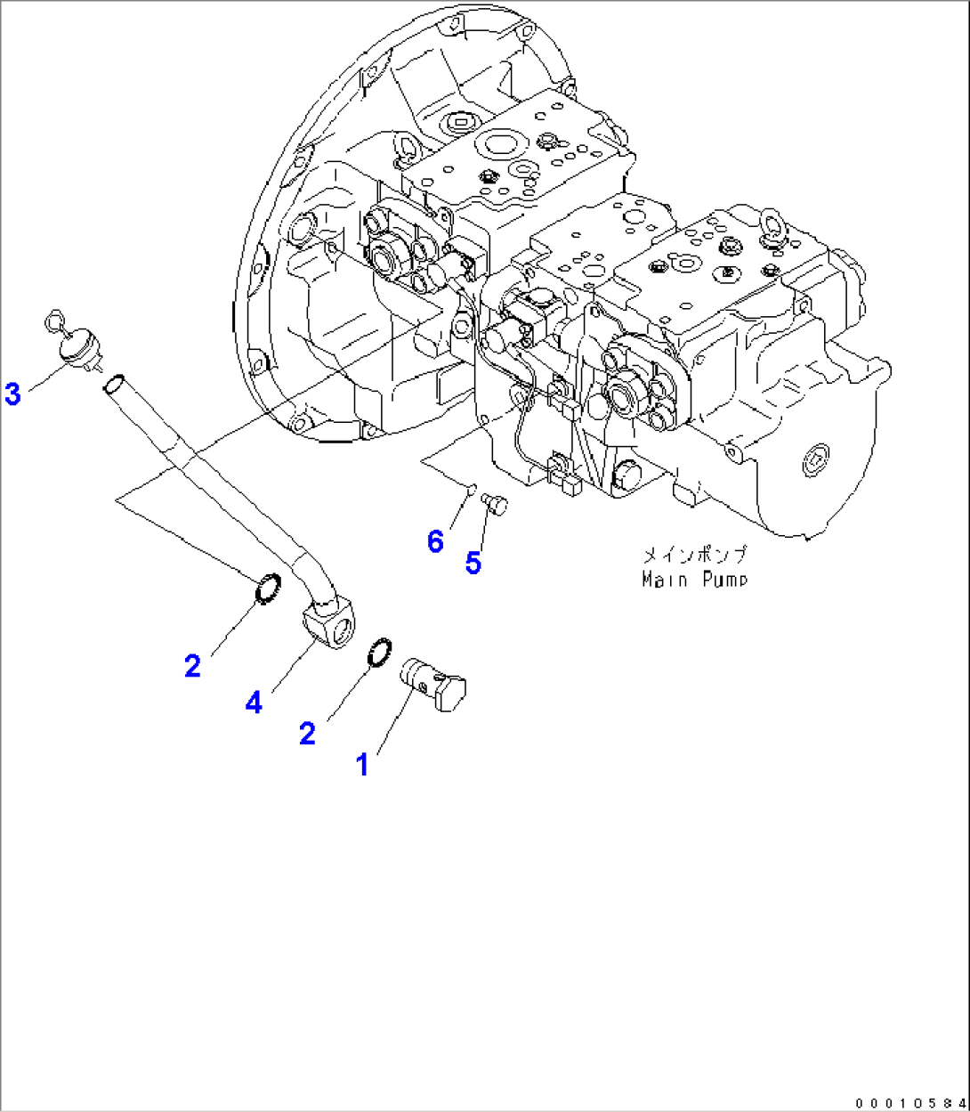 MAIN PUMP (CONNECTING PARTS)