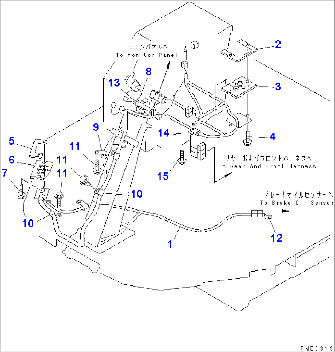 ELECTRICAL SYSTEM (FLOOR LINE)(#50001-)