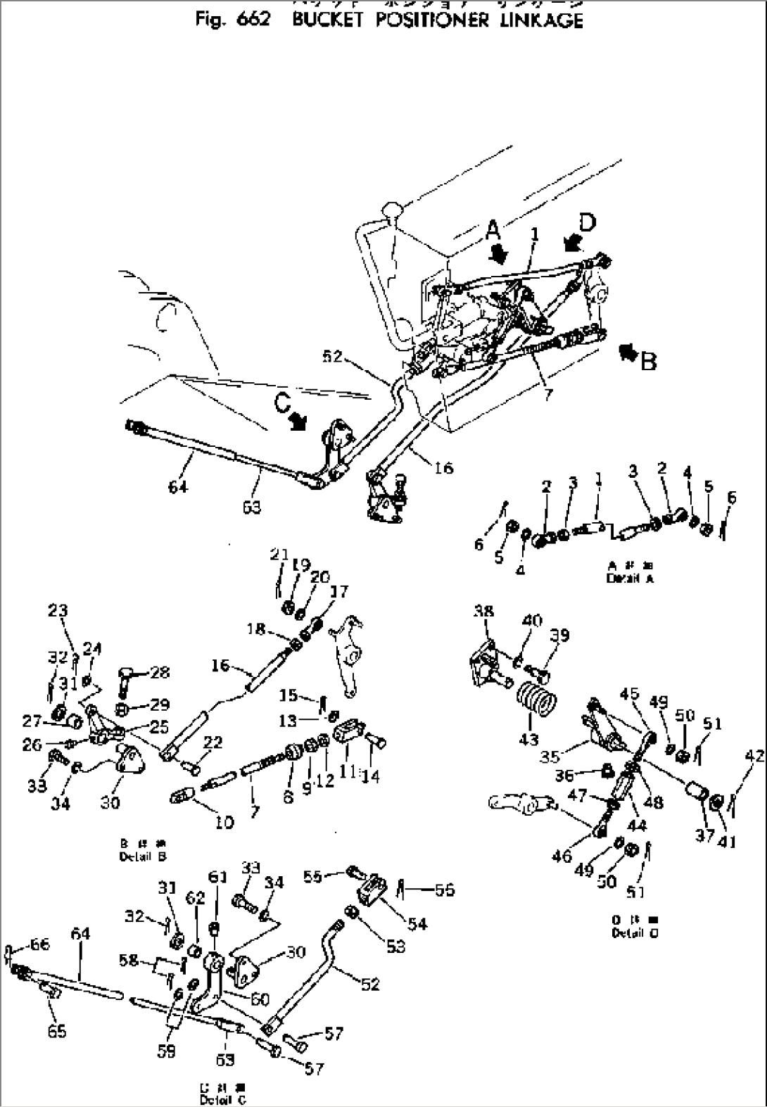 BUCKET POSITIONER LINKAGE