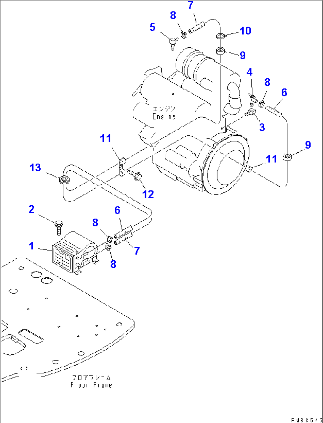 CAR HEATER AND PIPING