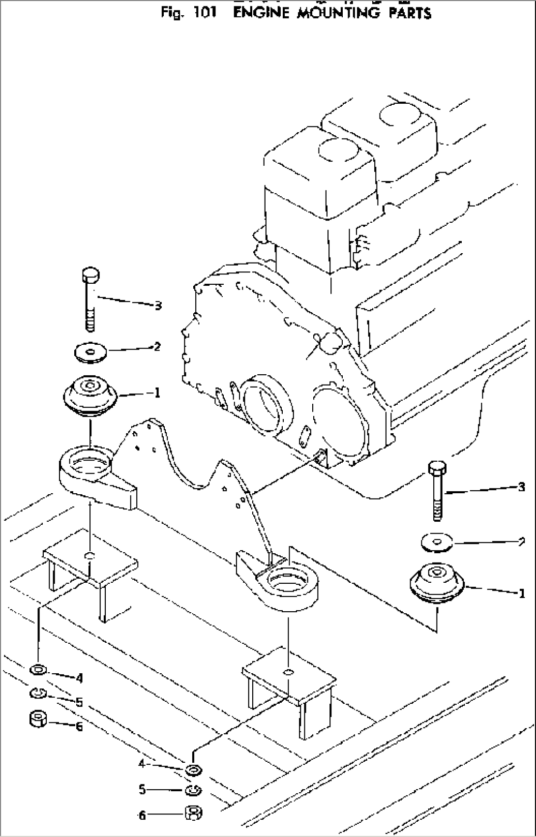 ENGINE MOUNTING PARTS