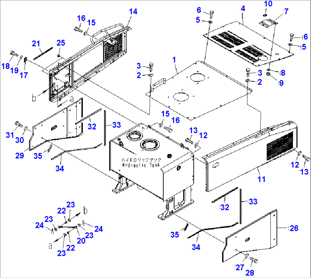 HOOD DOOR (TOP HOOD¤ SIDE HOOD AND SIDE PANEL)(#55001-)