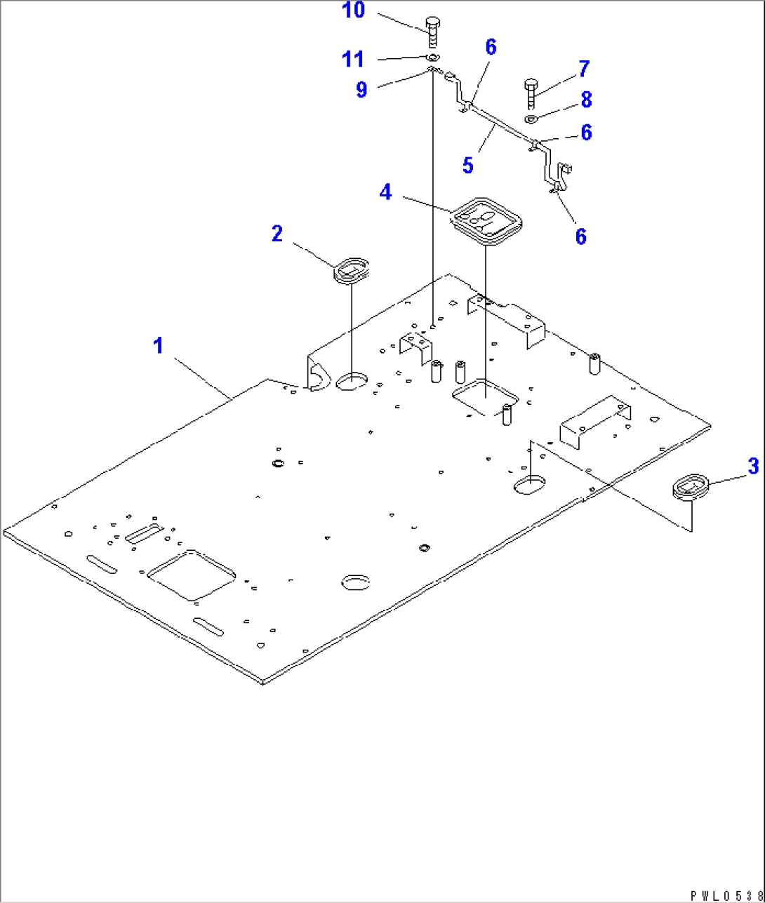 FLOOR FRAME (FRAME)(#10001-10193)