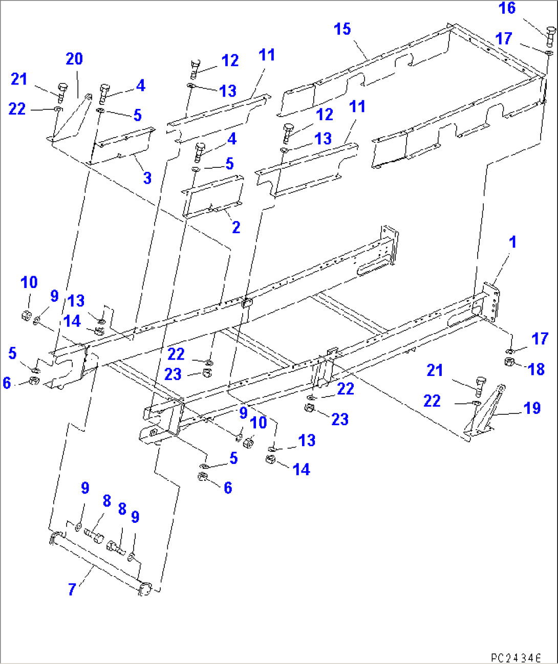 1ST CONVEYOR (1/7) (FRAME)