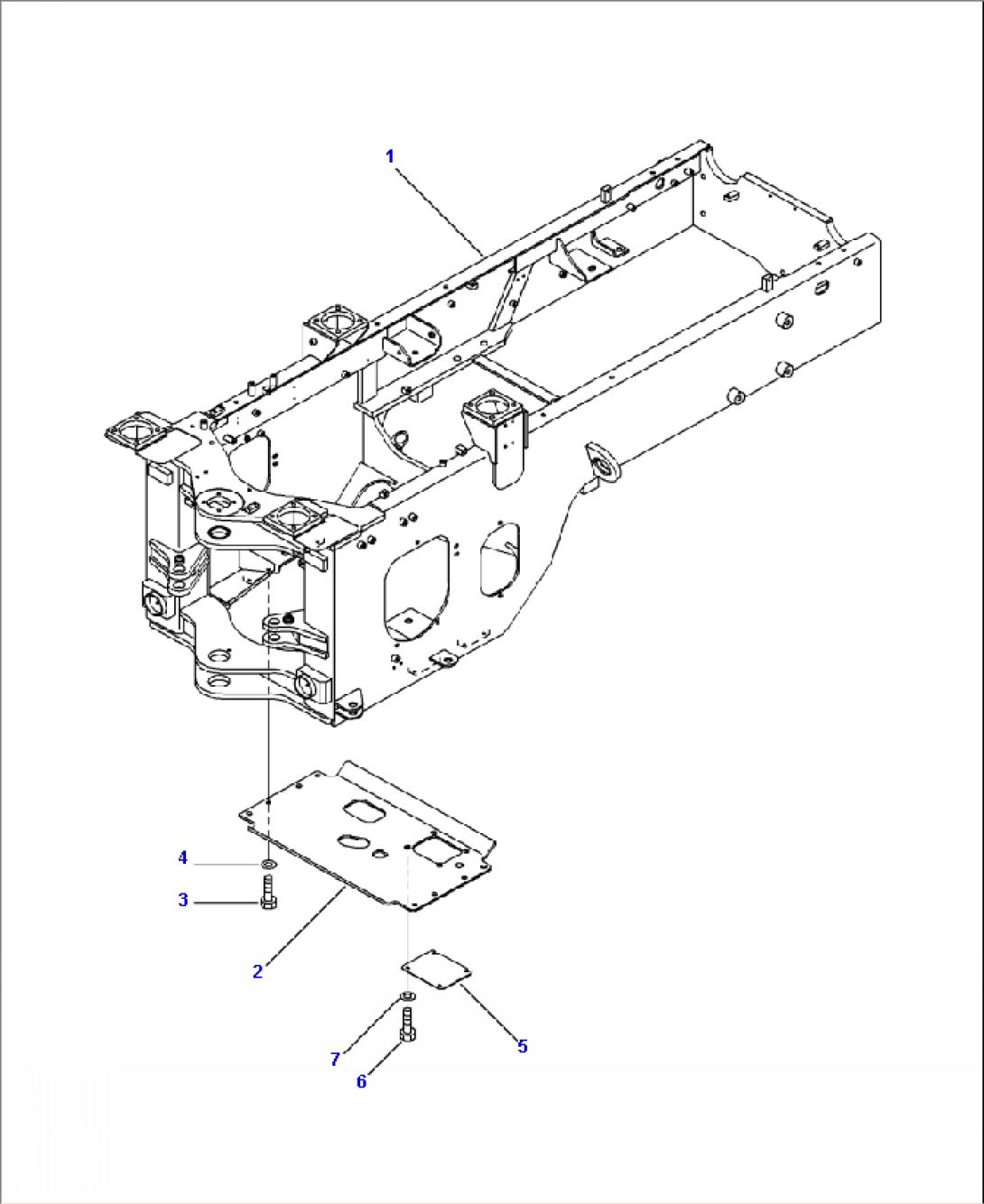 J4120-01A3 REAR FRAME LIGHT DUTY UNDERGUARD