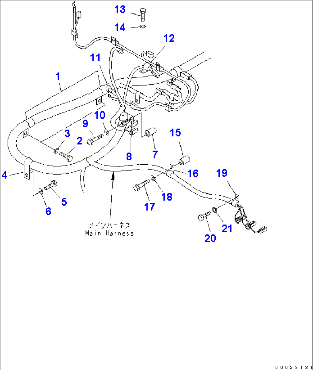 WIRING (ENGINE HARNESS) (2/2)