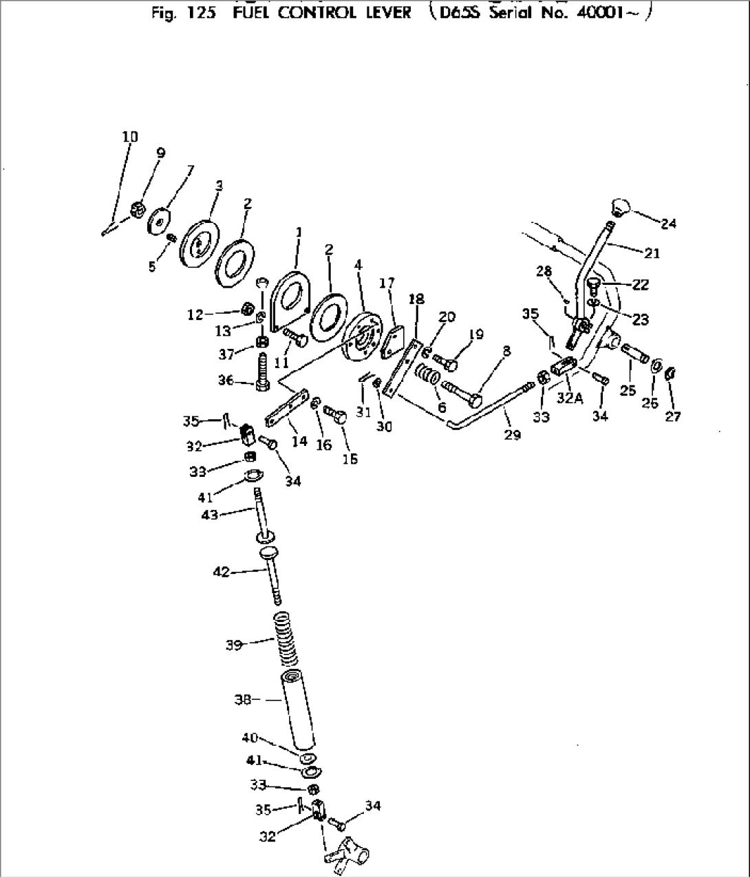 FUEL CONTROL LEVER