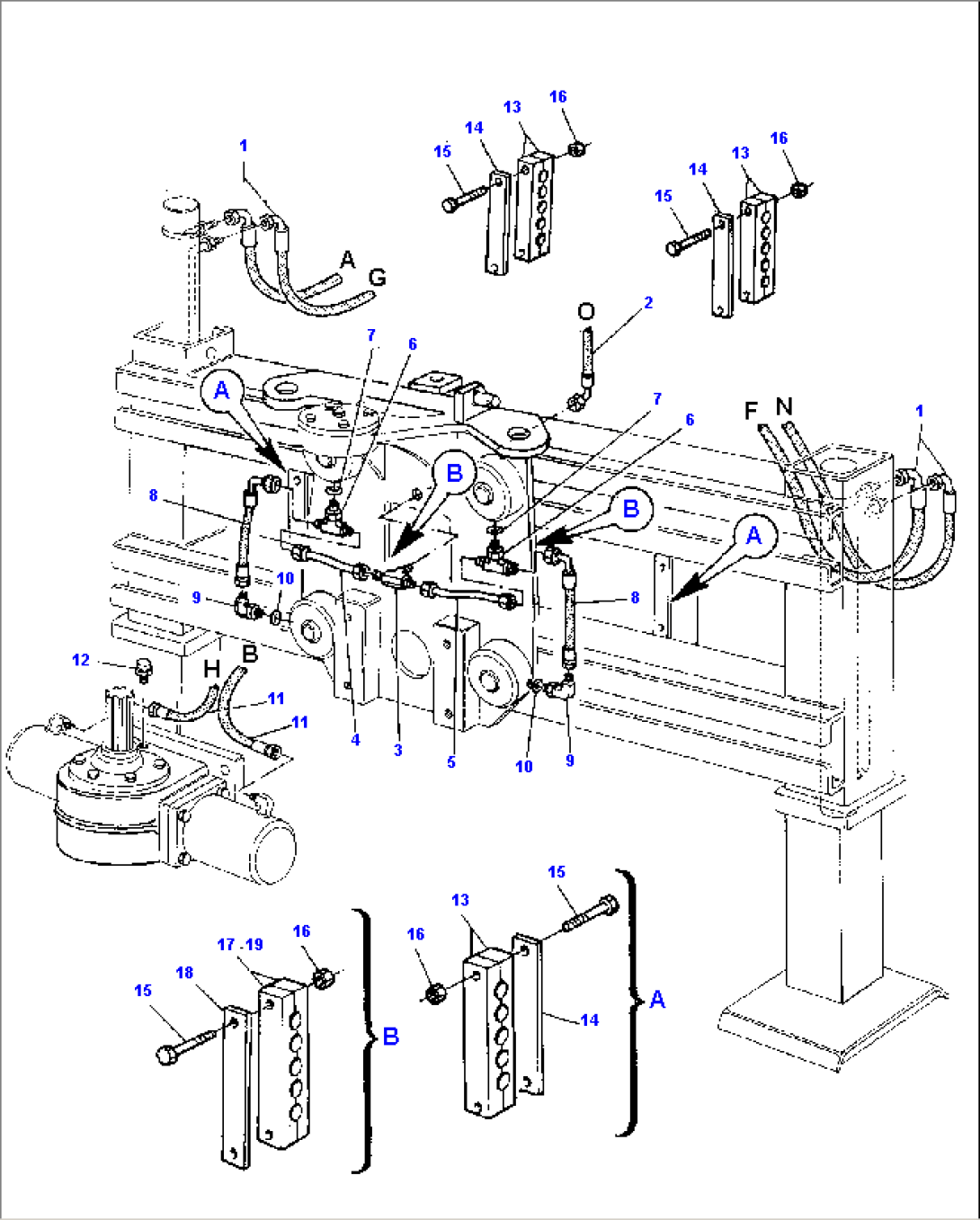 SLIDING PLATE HYDRAULIC SYSTEM WITH HYDRAULIC LOCK