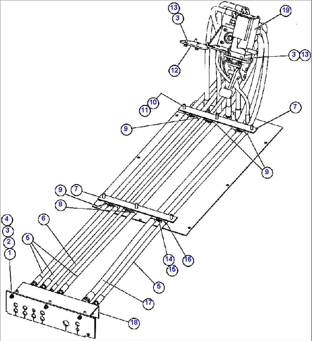 BRAKE AND STEERING VALVE PIPING - 1