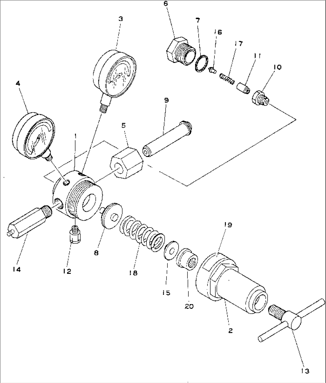 PRESSURE REGULATOR FOR SUSPENSION AND OIL ADJUSTING TOOL