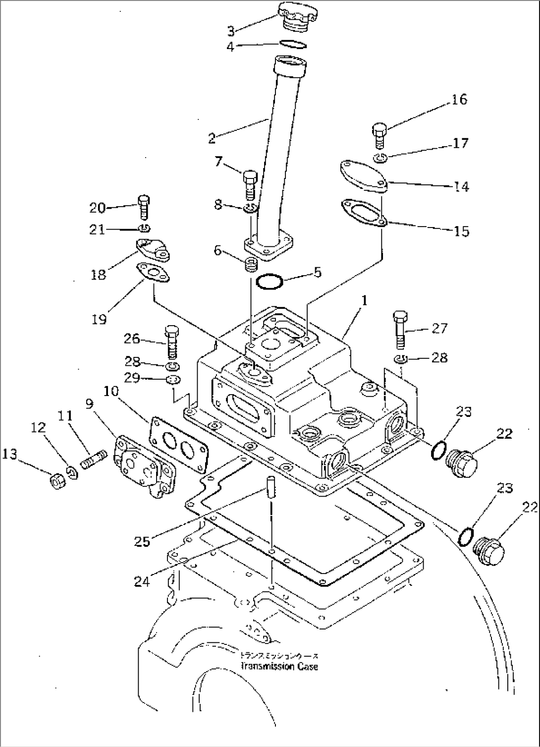 TORQFLOW TRANSMISSION CASE COVER