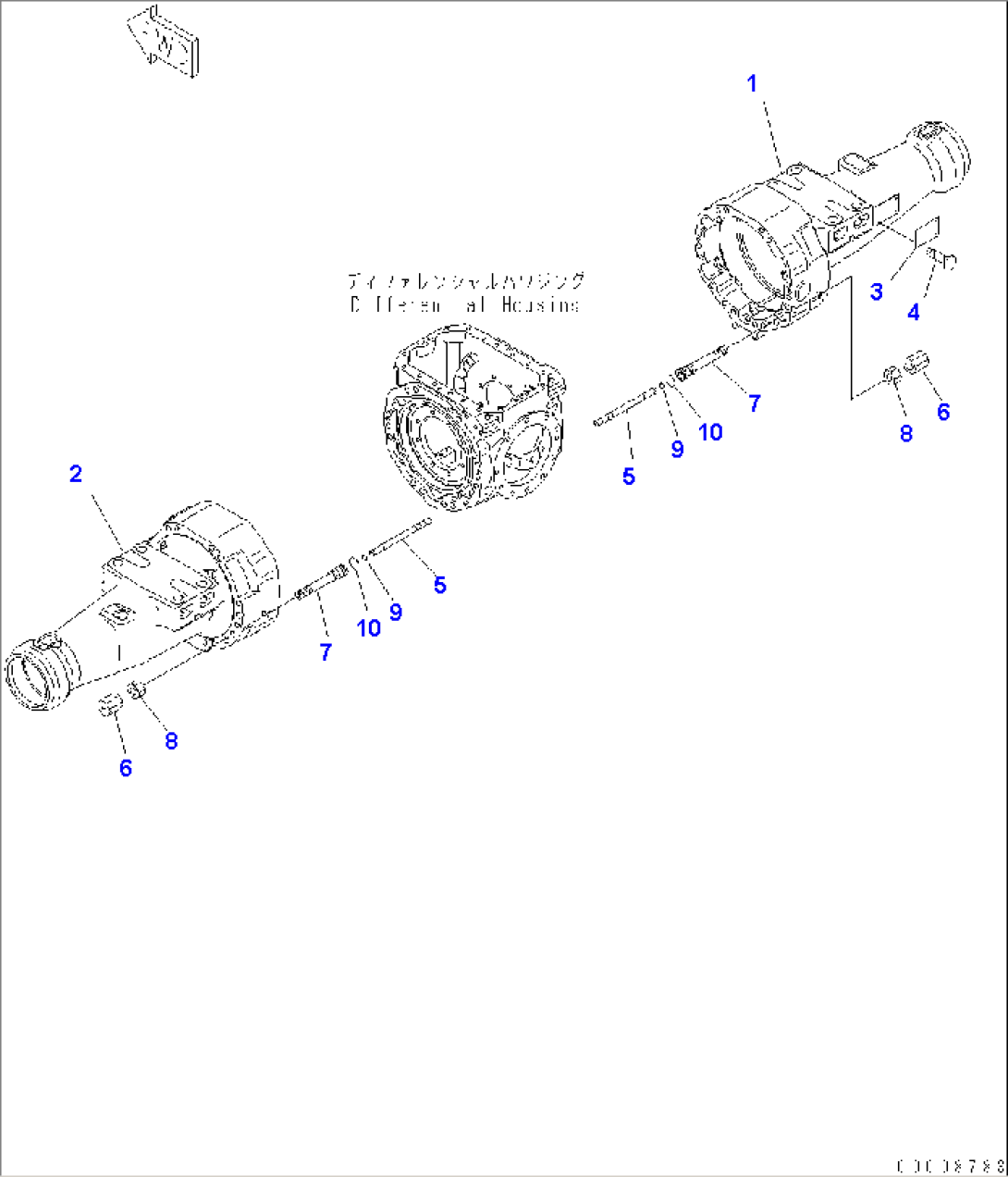 FRONT AXLE (AXLE HOUSING)