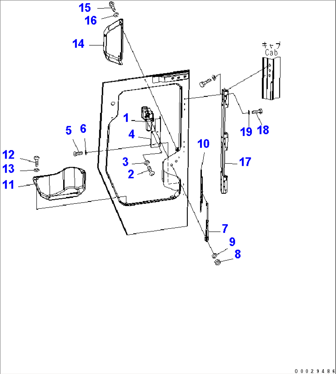 CAB (DOOR WIPER)