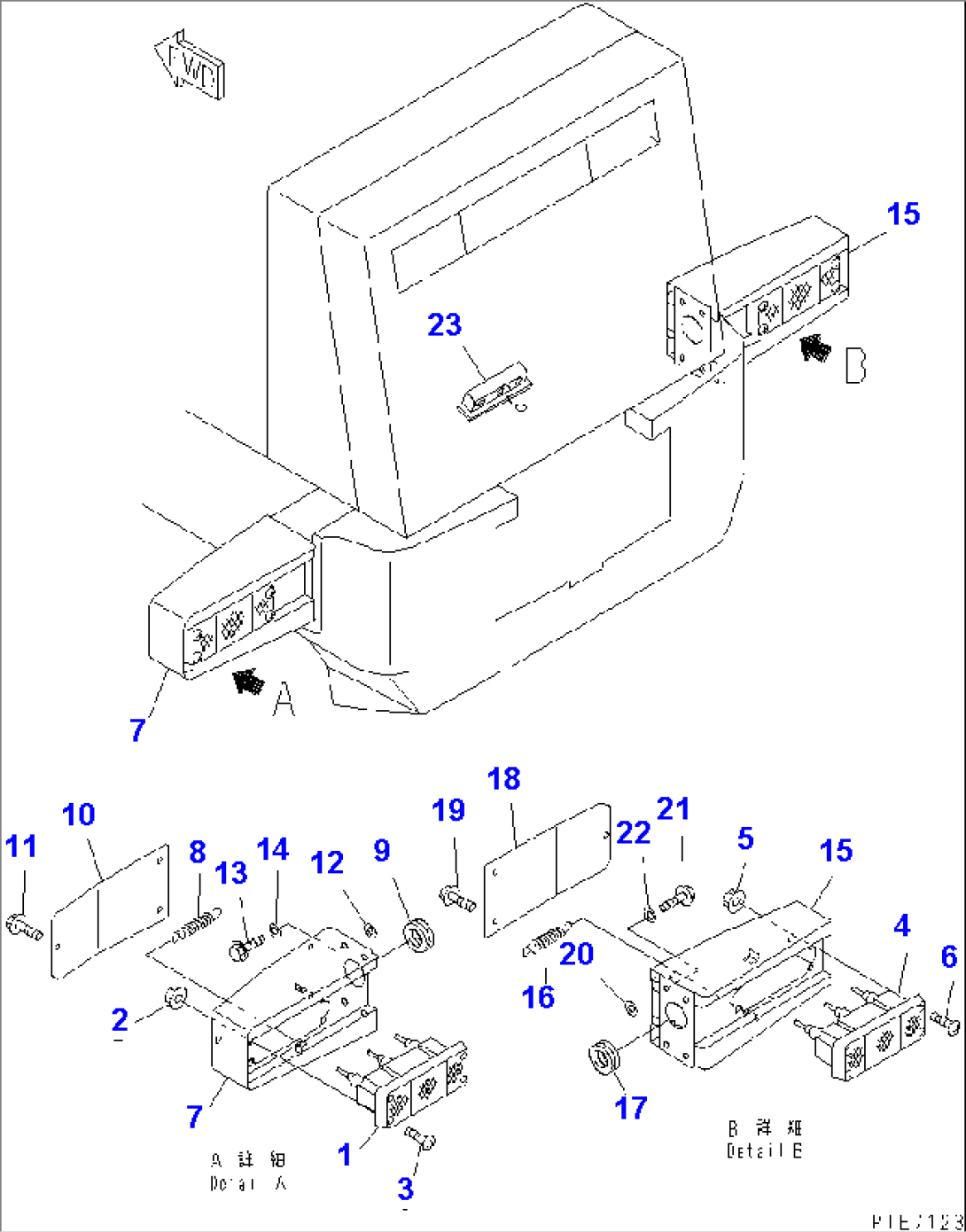 BATTERY BOX (REAR LAMP)