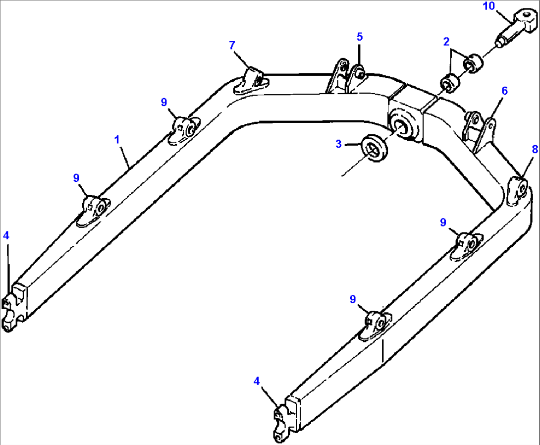 BULLGRADER C FRAME STANDARD GAUGE OR LONG TRACK MACHINES