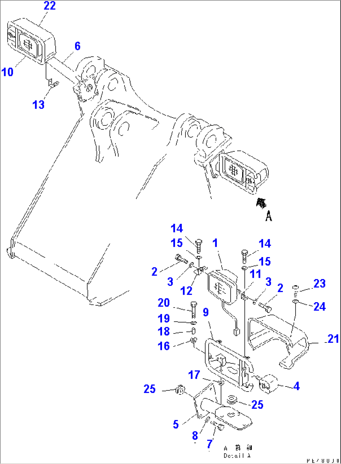 ELECTRICAL SYSTEM (FRONT LAMP)(#50001-)