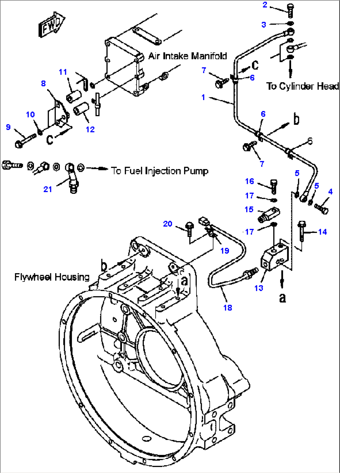 FIG. A4230-A4E91 FUEL RETURN