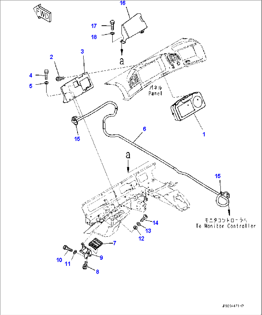 Cab, Monitor (#5129-)