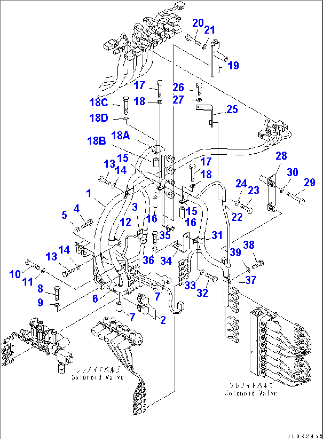WIRING (VALVE HARNESS) (1/2)(#1001-)
