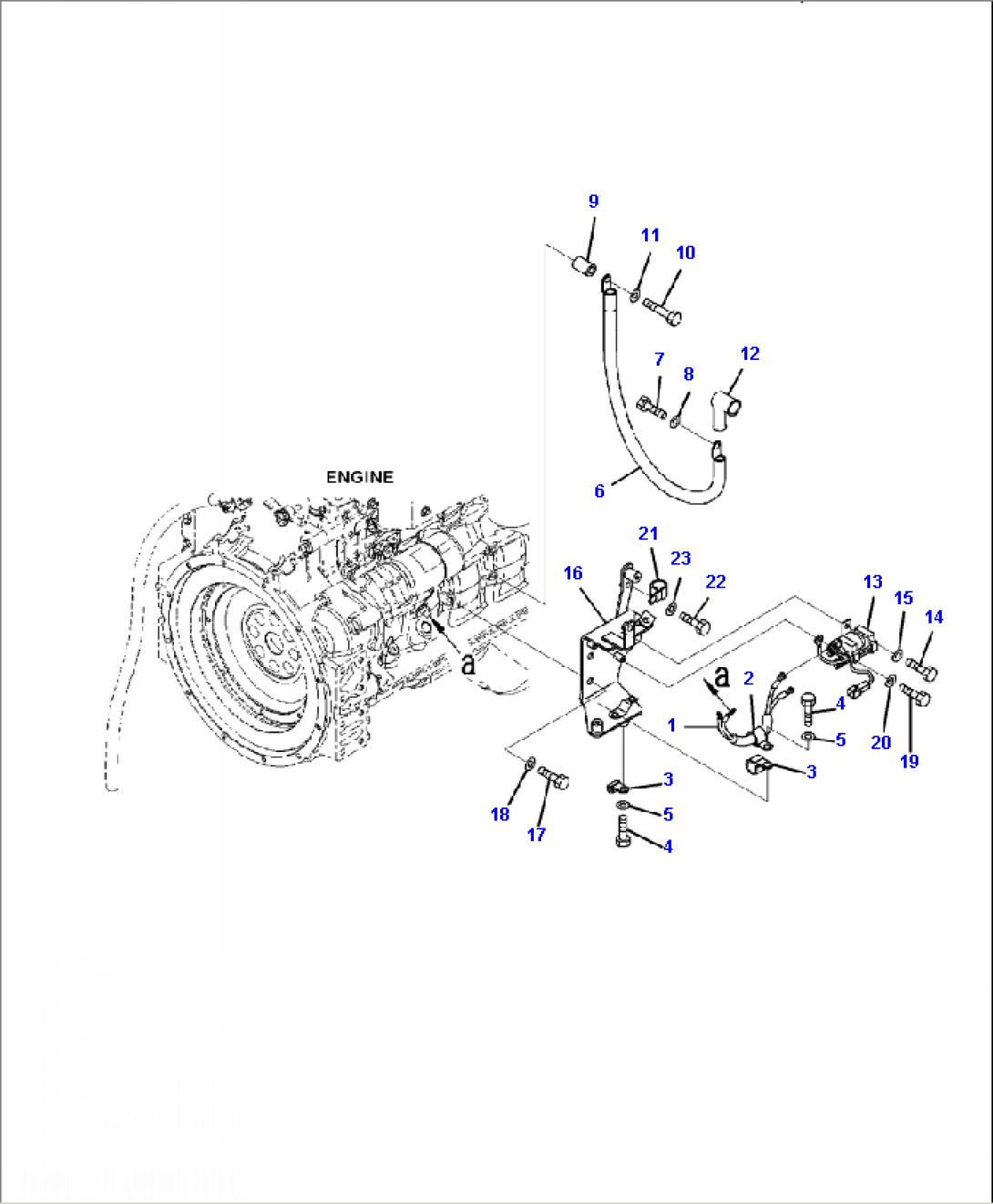 B0110-02A0 WIRING HARNESS STARTER MOTOR AND SAFETY RELAY SWITCH