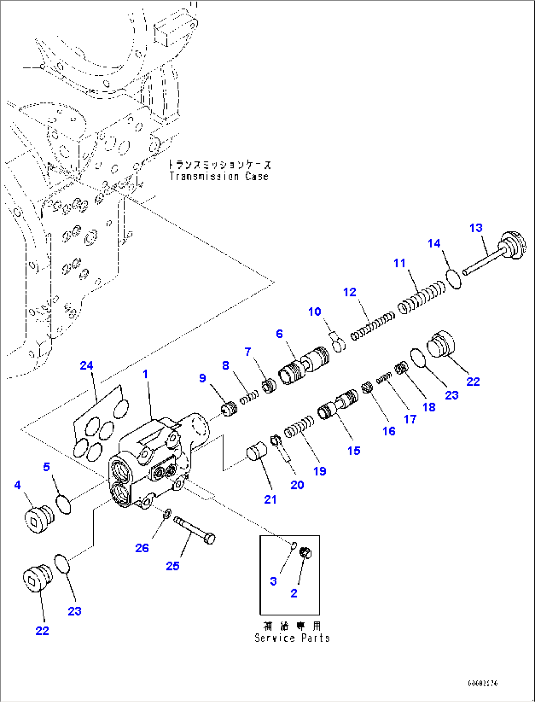 Torque Converter and Transmission, Relief Valve (#90216-)