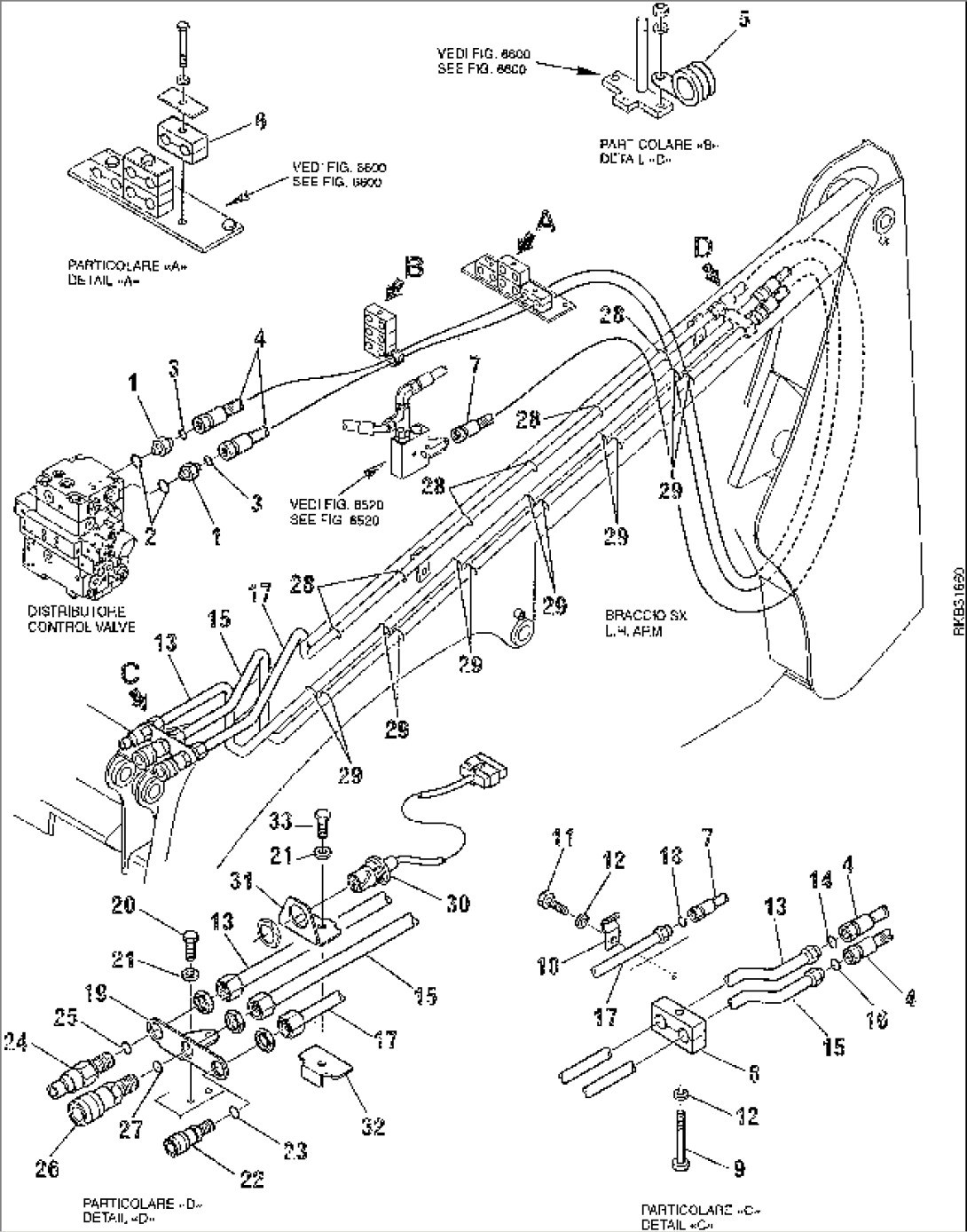 HYDRAULIC PIPING (ATTACHMENT LINE) (HIGH-FLOW)