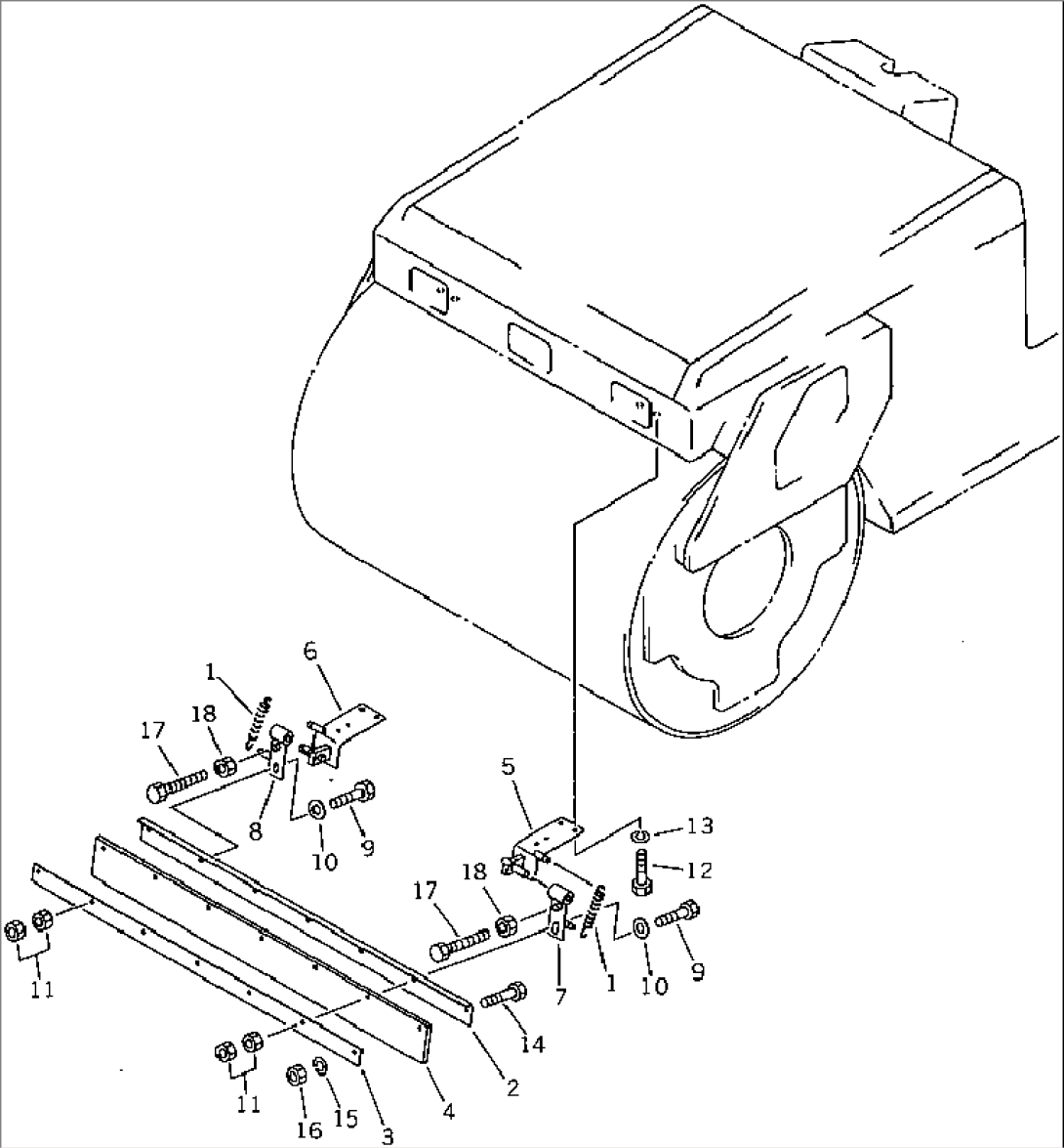 FRONT SCRAPER (1/2) (FRONT)(#2001-2700)