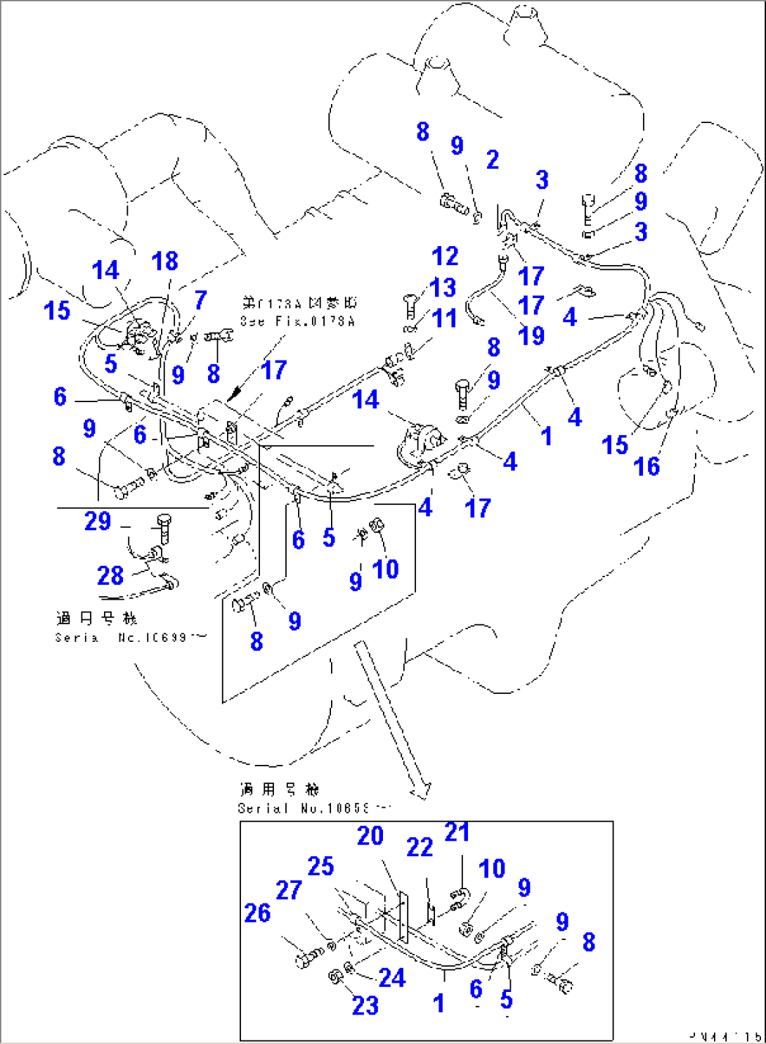 ELECTRICAL SYSTEM (ENGINE LINE)(#10501-)