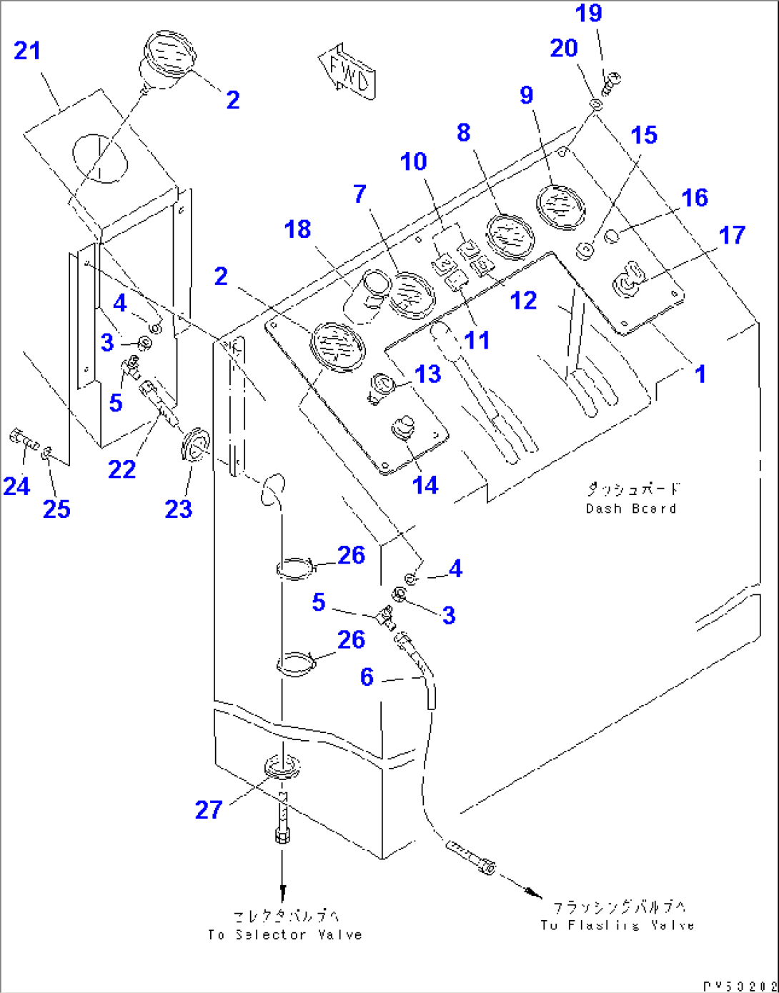 INSTRUMENT PANEL(#11501-11517)