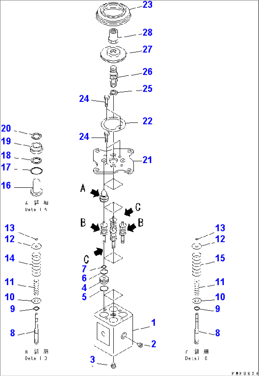 P.P.C. VALVE (FOR WORK EQUIPMENT)