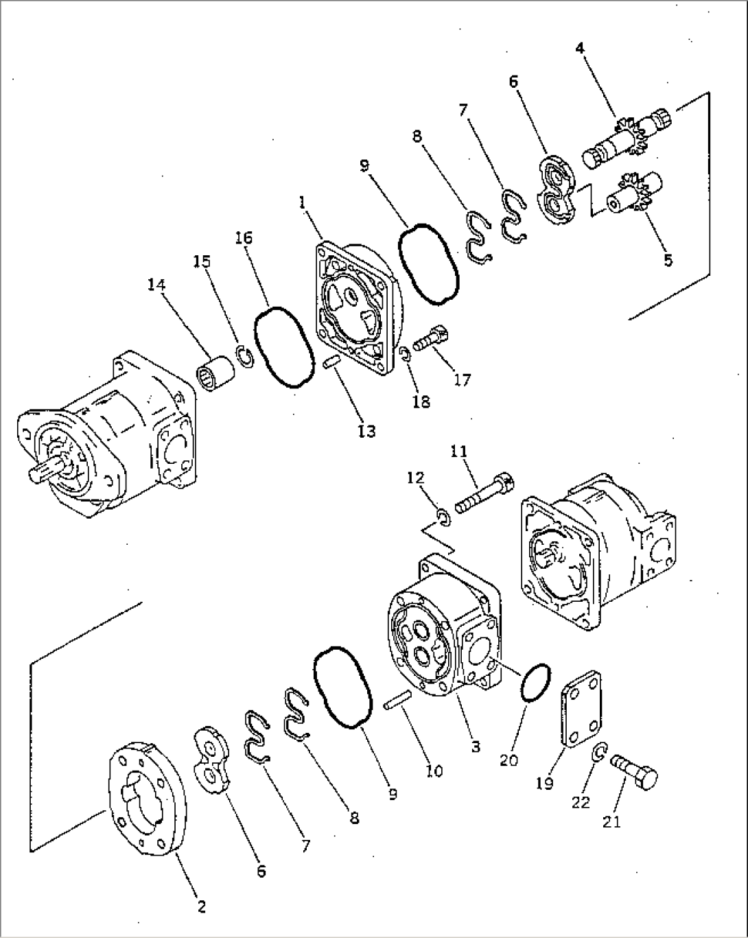 HYDRAULIC PUMP (ACCUMULATOR CHARGE) (2/3)