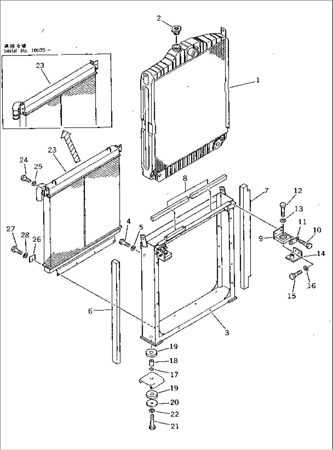 RADIATOR AND OIL COOLER