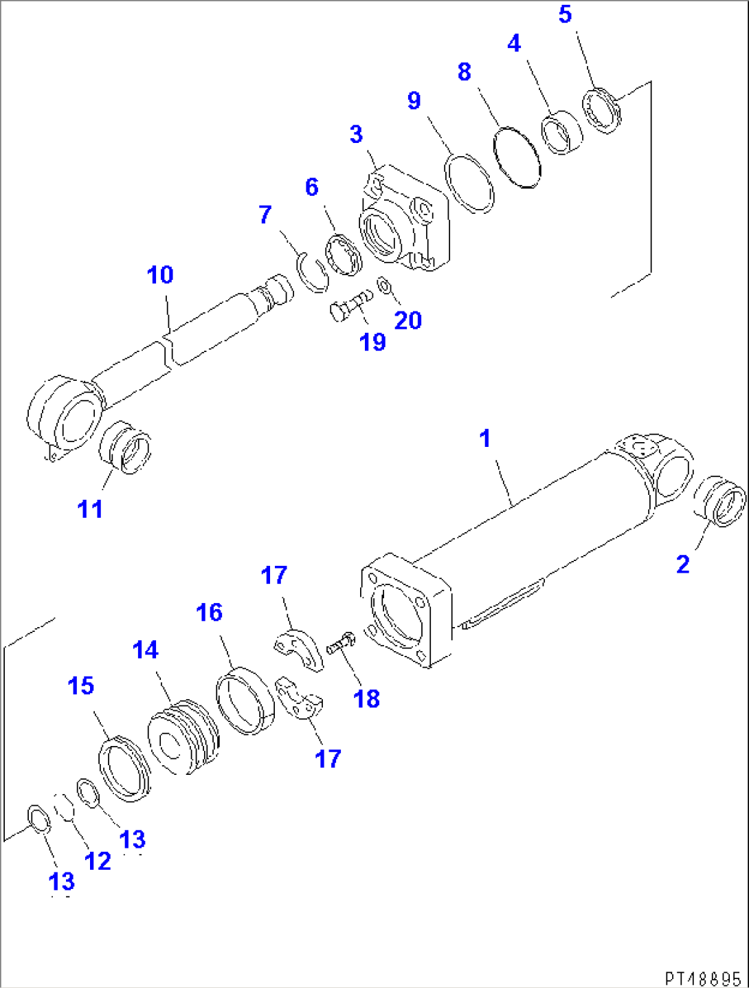 DUMP CYLINDER (FOR LARGE TYPE)