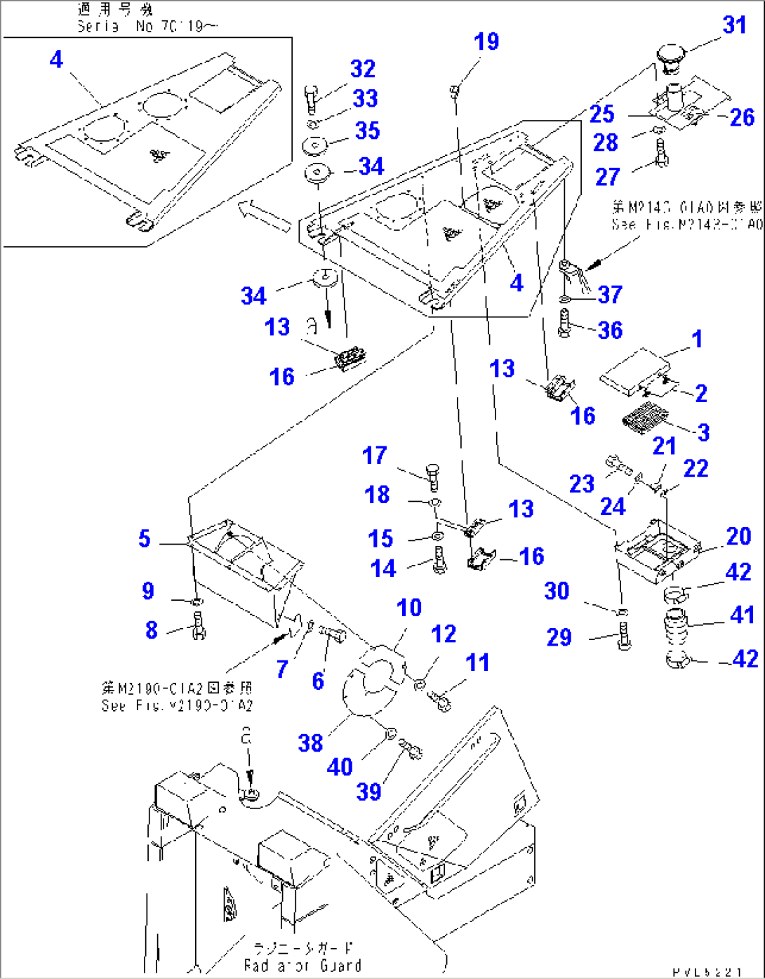 ENGINE HOOD (WITH AIR CONDITIONER) (WITH SIDE COVER AND PRECLEANER)(#70001-75999)