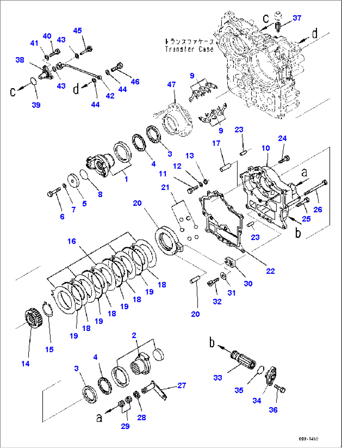 Transfer, Output Shaft (#75750-)