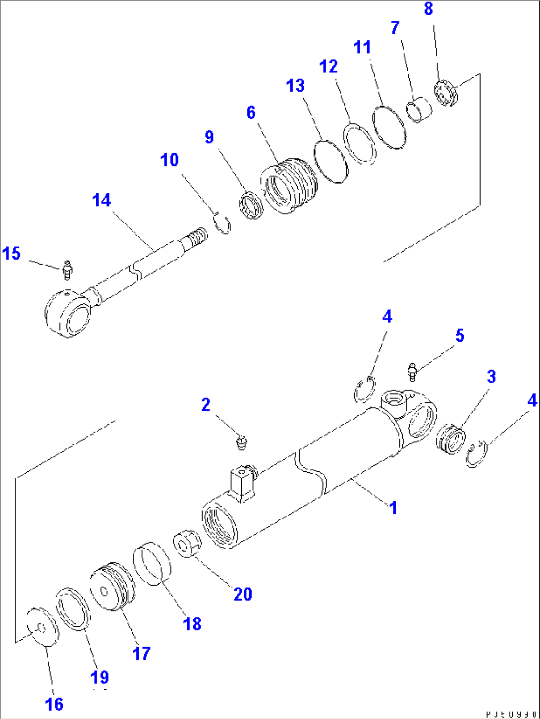 STEERING CYLINDER(#5011-5083)