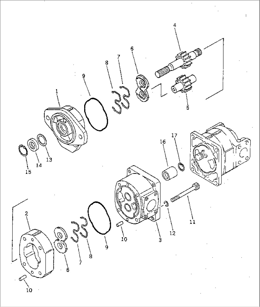 HYDRAULIC PUMP (SWING AND STEERING)