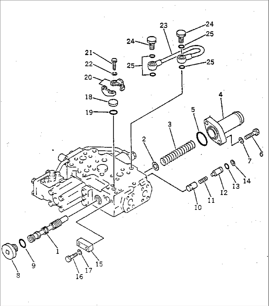 HYDRAULIC CONTROL VALVE (MAIN WINCH) (2/3)