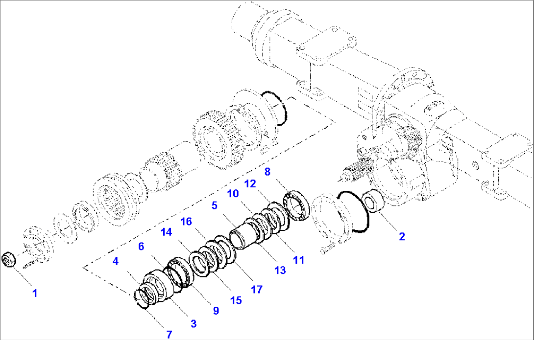 REAR AXLE (7/7) (2.50M WIDTH)